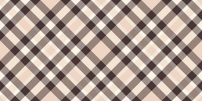 Pop check fabric , choose background textile texture. Gift paper plaid seamless tartan pattern in dark and old lace colors. vector