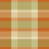Panel pattern seamless, cowboy background fabric texture. Thanksgiving tartan check textile plaid in orange and yellow colors. vector