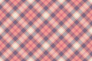 Artistic tartan seamless plaid, style check fabric. Mosaic texture textile pattern background in red and pastel colors. vector