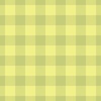 Abstract texture textile seamless, suite background fabric pattern. Sketch plaid check tartan in lime and yellow colors. vector