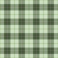 Packaging background texture fabric, gentle check seamless. Grand pattern textile tartan plaid in pastel and green colors. vector