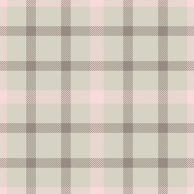Down tartan background pattern, home seamless check textile. Service plaid fabric texture in light and stone grey colors.