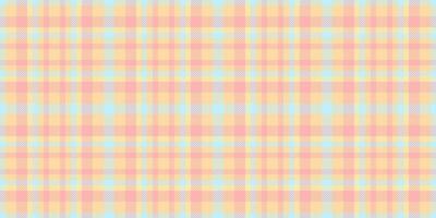 Tie seamless plaid check, october background texture pattern. Fashionable textile tartan fabric in light and amber colors. vector