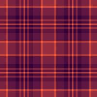 Infinity tartan background textile, folk pattern fabric seamless. Ireland check plaid texture in red and pink colors. vector
