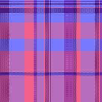 Empty seamless tartan , doodle background check textile. Elegance plaid fabric texture pattern in red and blue colors. vector