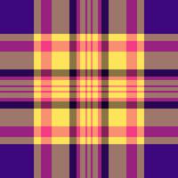 Track plaid seamless textile, handsome fabric tartan . Festive pattern background texture check in red and pink colors. vector