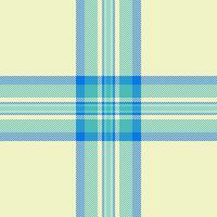 Large plaid tartan , warm background fabric seamless. Expensive check pattern textile texture in light and teal colors. vector