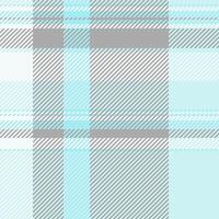 Checking fabric check tartan, dreamy plaid texture. Vogue background seamless pattern textile in dark gray and light colors. vector