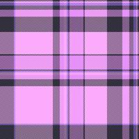 Overlayed seamless pattern, package check fabric tartan. Podium plaid textile texture background in magenta and light colors. vector