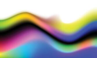 Colorful wavy gradient mesh background. Abstract color gradation. Vibrant poster or cover design. vector