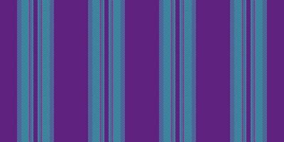 Easter lines vertical, package texture textile seamless. Machinery fabric stripe pattern background in violet and teal colors. vector