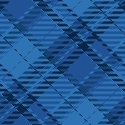 Room seamless check plaid, japanese textile texture background. Periodic tartan pattern fabric in blue and cyan colors.