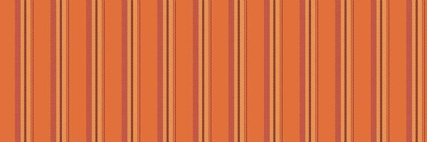 Individuality seamless pattern background, uk texture lines fabric. Down vertical stripe textile in orange and red colors. vector