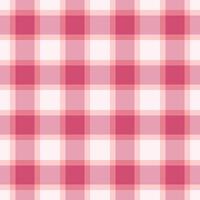 Turkish tartan textile, quality pattern background seamless. Cute check plaid fabric texture in red and light colors. vector