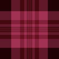 Equal background seamless texture, illustration pattern check textile. Graph plaid fabric tartan in red and dark colors. vector
