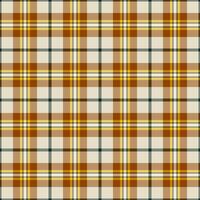 Model fabric tartan plaid, 30s textile seamless. Internet pattern background check texture in orange and yellow colors. vector