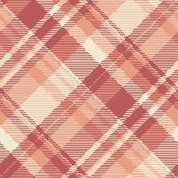 Multi plaid tartan , collection textile fabric background. Real pattern texture seamless check in light and red colors. vector