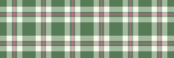 Premium background fabric, celtic tartan pattern check. Flannel textile texture plaid seamless in green and light colors. vector