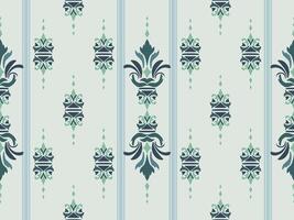 Damask Pattern. Ornamental vertical background. Design for fabric, wallpaper, textile. vector