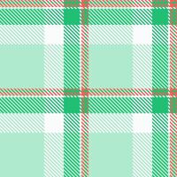 Dynamic plaid fabric pattern with overlapping lines and bold col vector