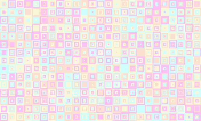 Trendy mosaic-style pattern with structured geometry. A vibrant, colourful grid design ideal for cover art, fabric, or creative posters.