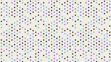 Seamless polka dot with geometric circles, perfect for fabric prints, posters, or abstract backgrounds. Trendy pattern for wallpapers and textile designs. vector