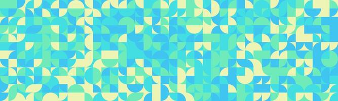 Seamless geometric with creative mosaic elements. Ideal for modern backgrounds, trendy posters, or textile patterns with clean and minimal design. vector