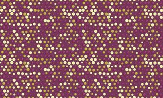 Round spotted pattern with abstract geometric circles. Ideal for seamless wallpapers, textile prints, or trendy backgrounds with a creative touch. vector