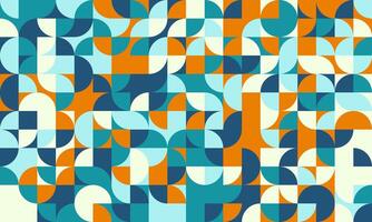 Seamless geometric with creative mosaic elements. Ideal for modern backgrounds, trendy posters, or textile patterns with clean and minimal design. vector
