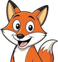 fox face design vector