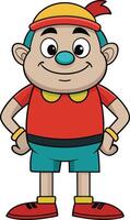 happy boy illustration vector