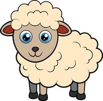 sheep colorful design vector