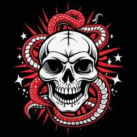 red monster graphics vector