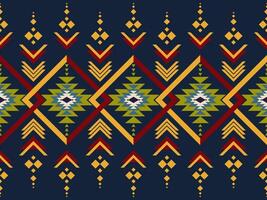 Geometric ethnic patterned background. Aztec ornament. Aztec style. Tribal pattern. Folk motif. Can be used for wallpaper, textile, wrapping, web page background. vector
