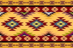 Navajo pattern design. Native American style. Can be used in fabric design for clothing, textile, wrapping, background, wallpaper, carpet, embroidery, print vector