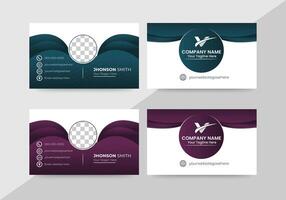 Modern Business card visiting card design Template vector
