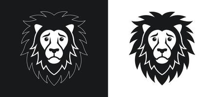Sad face lion icon - Premium Lion Icon Illustration for Design Projects vector