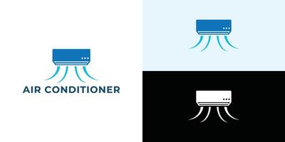 Air conditioner logo design vector