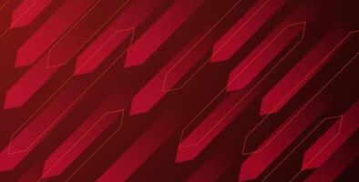 abstract red gradient color with arrow shape light geometric background. eps10 vector