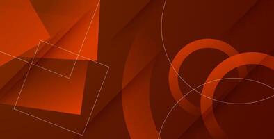 abstract dark orange liquid color, with simple pattern light shape simple decoration background. eps10 vector