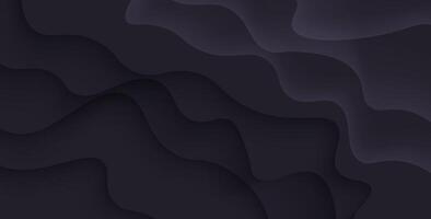 abstract black soft diagonal shape light and shadow wavy background. vector
