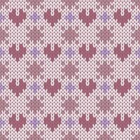 Pattel color carpet knitting pattern vector