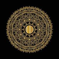 Circle pattern in the form of mandala vector