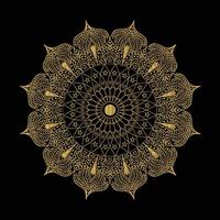 Circular pattern in form of decorative mandala design vector