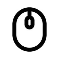computer mouse icon, computer mouse cursor, click mouse pointer outline style vector