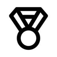 Medal Icon in trendy flat style isolated on background. Medal symbol for your web site design, logo, app, UI. illustration vector