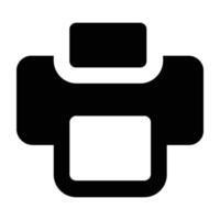 Printer Icon for web isolated on background vector