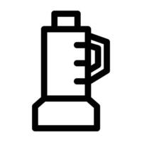 Blender icon. Linear image. Simple flat illustration on background. vector