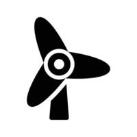 Wind power plant. Wind turbine. Sustainable and alternative energy. Renewable and clean energy. Editable stroke. vector
