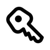 Key icon in trendy flat style isolated on background. Key icon page symbol for your web site design Key icon logo, app, UI. Key icon illustration, EPS10. vector